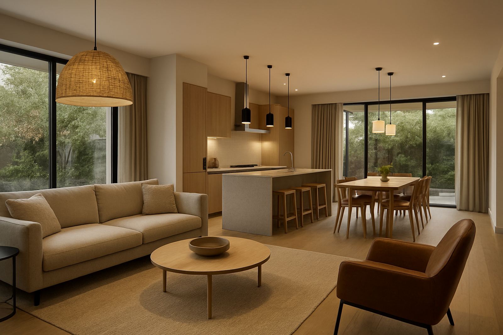 Lighting Open Plan Living