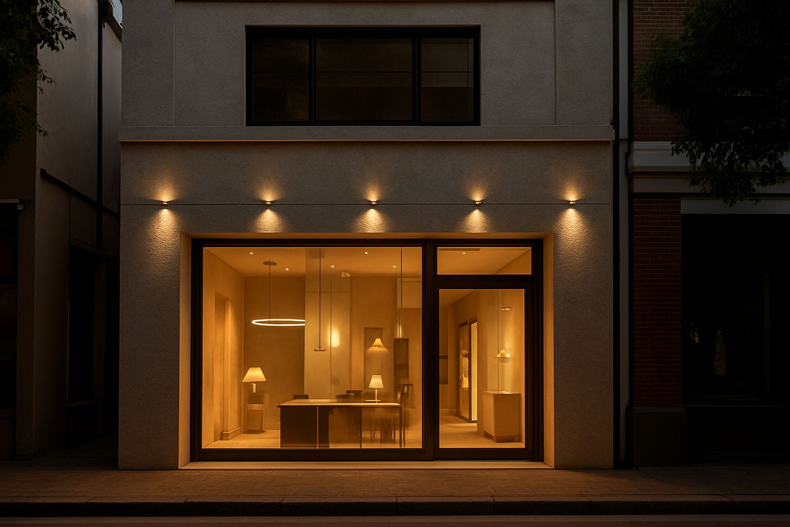 Nighttime Curb Appeal