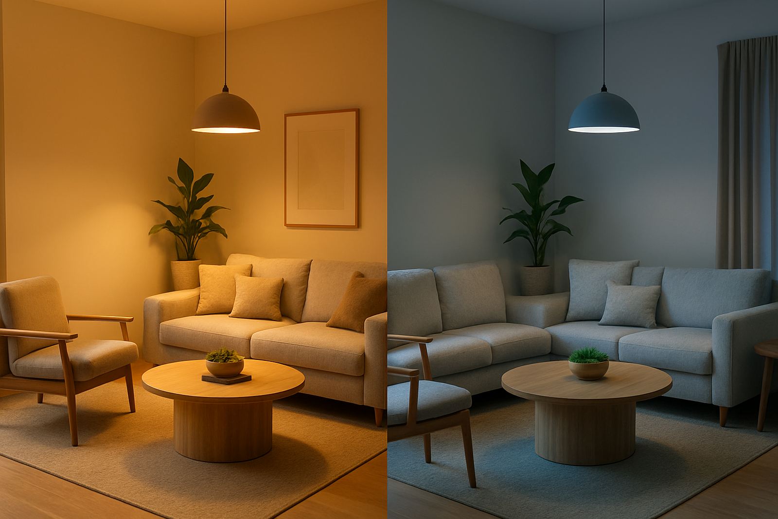 Warm Vs Cool Light