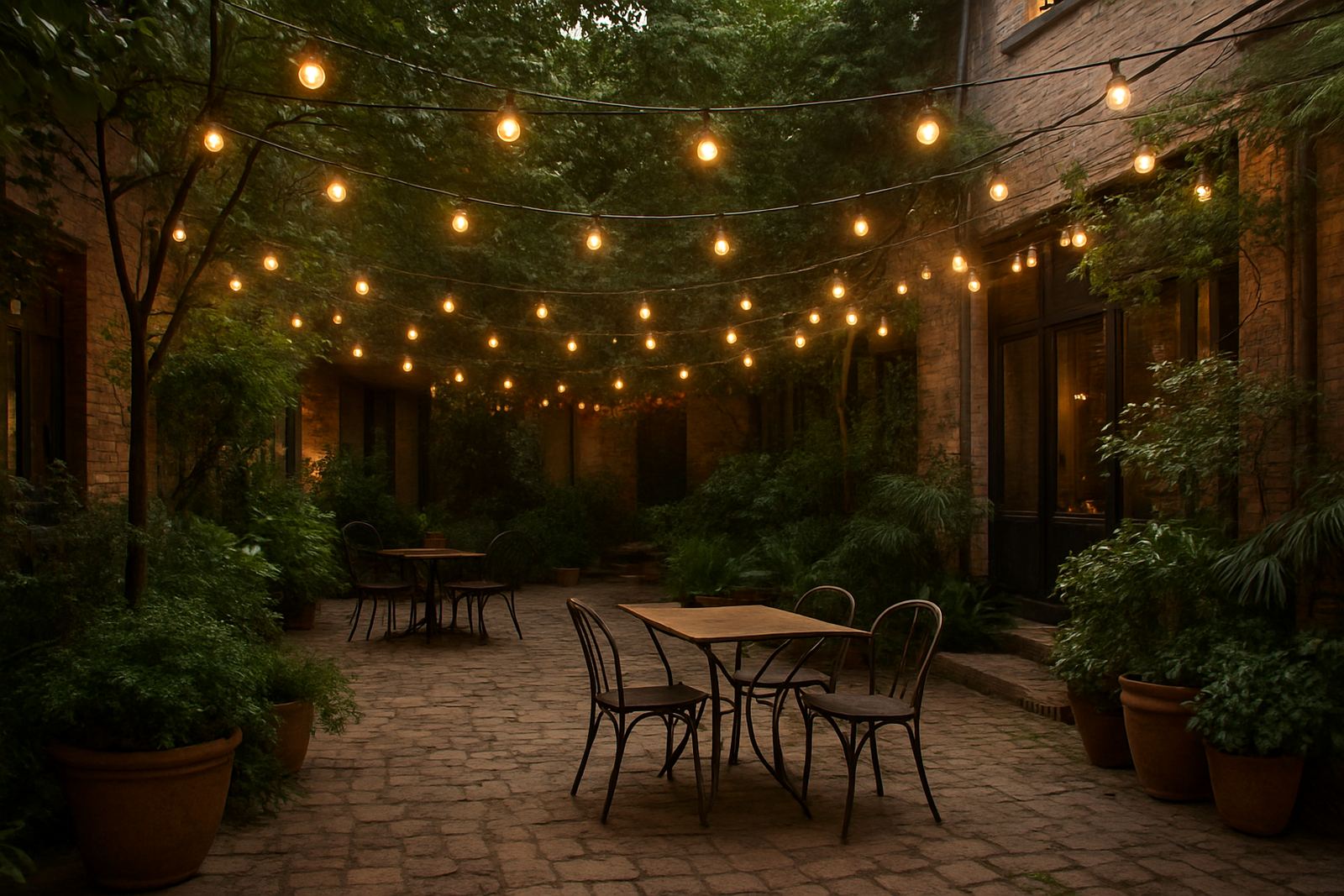 Courtyard String Lights