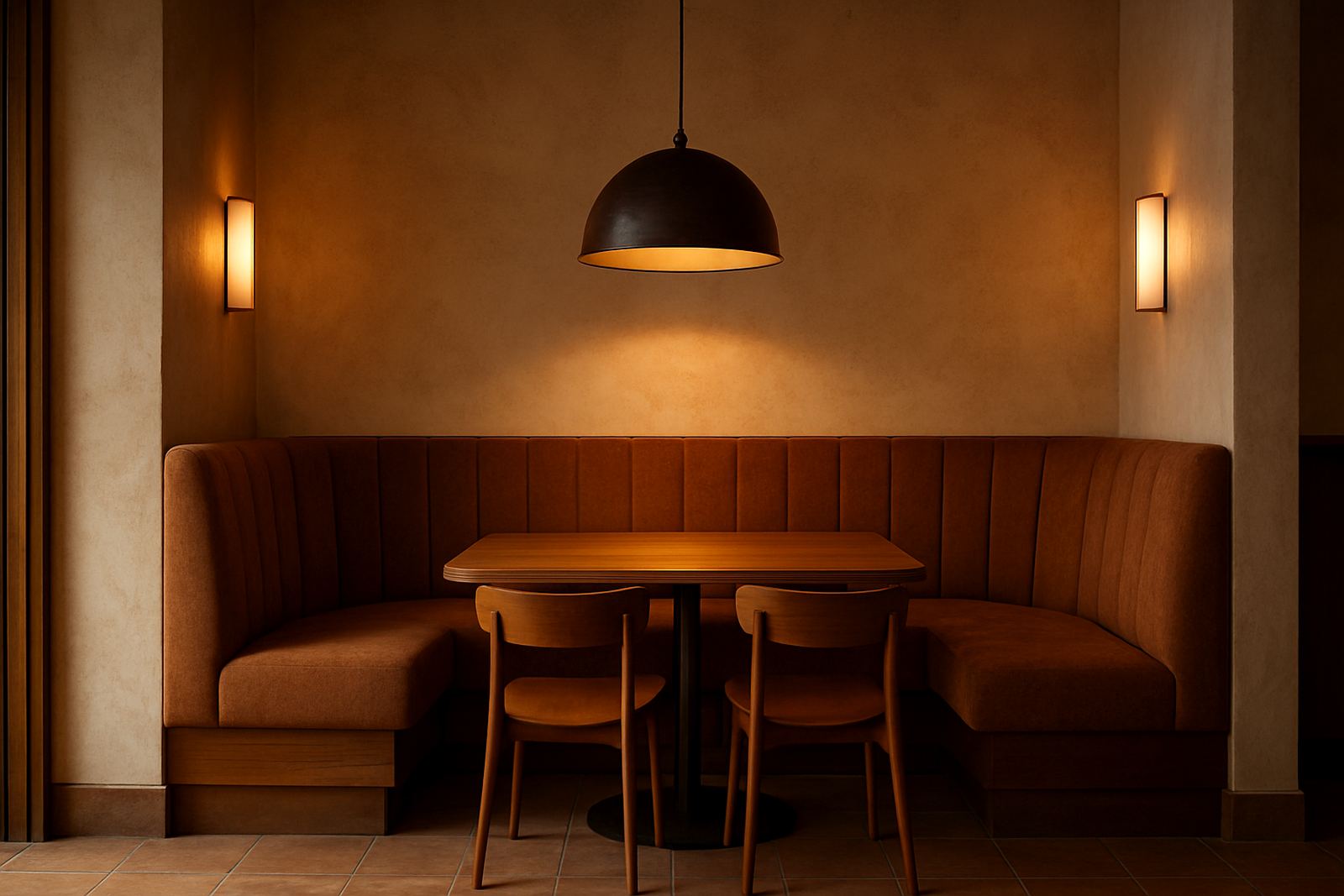 Restaurant Booth Lighting